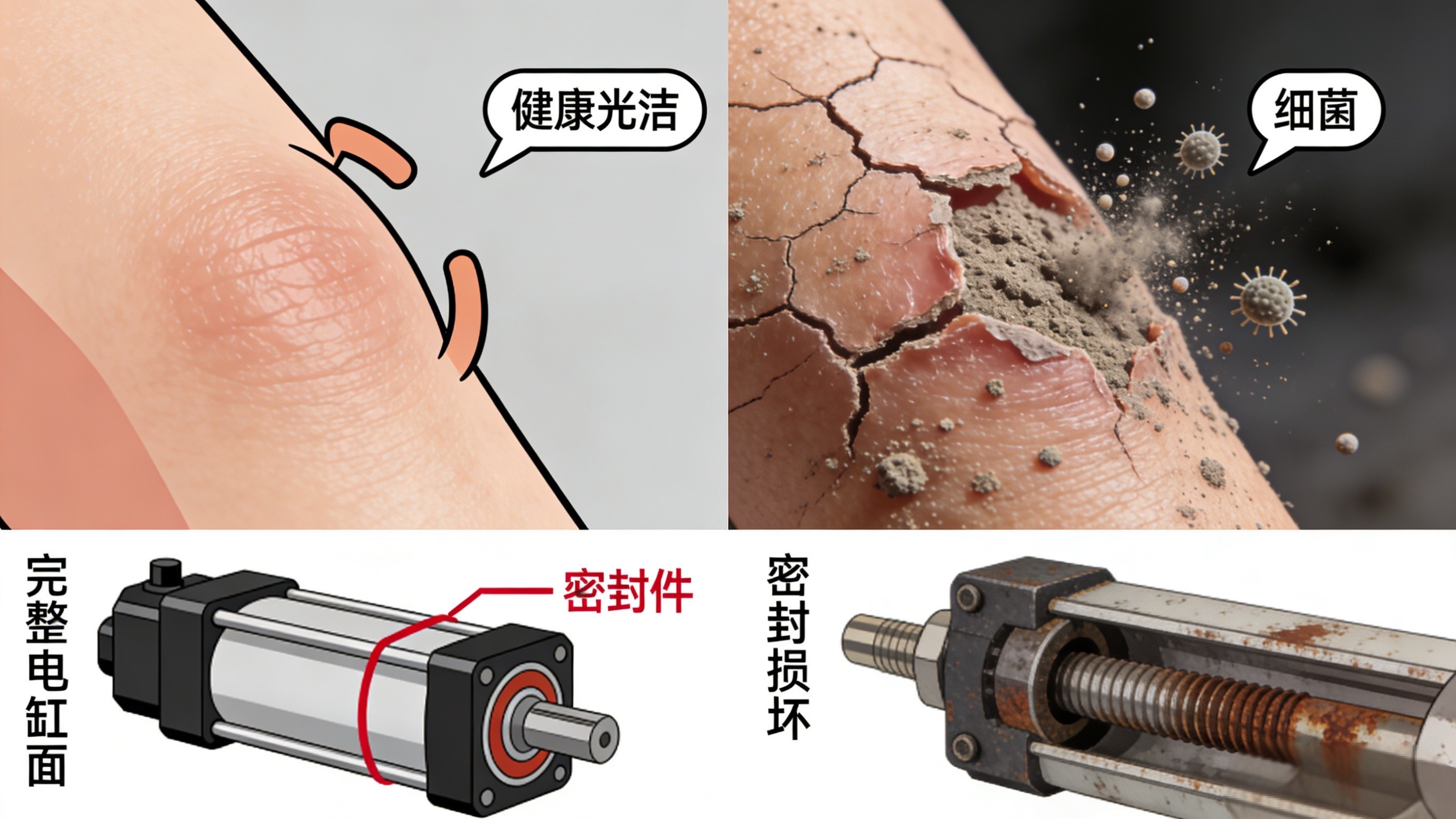 200°高温+粉尘暴击，电缸的密封件竟然是“命门”？