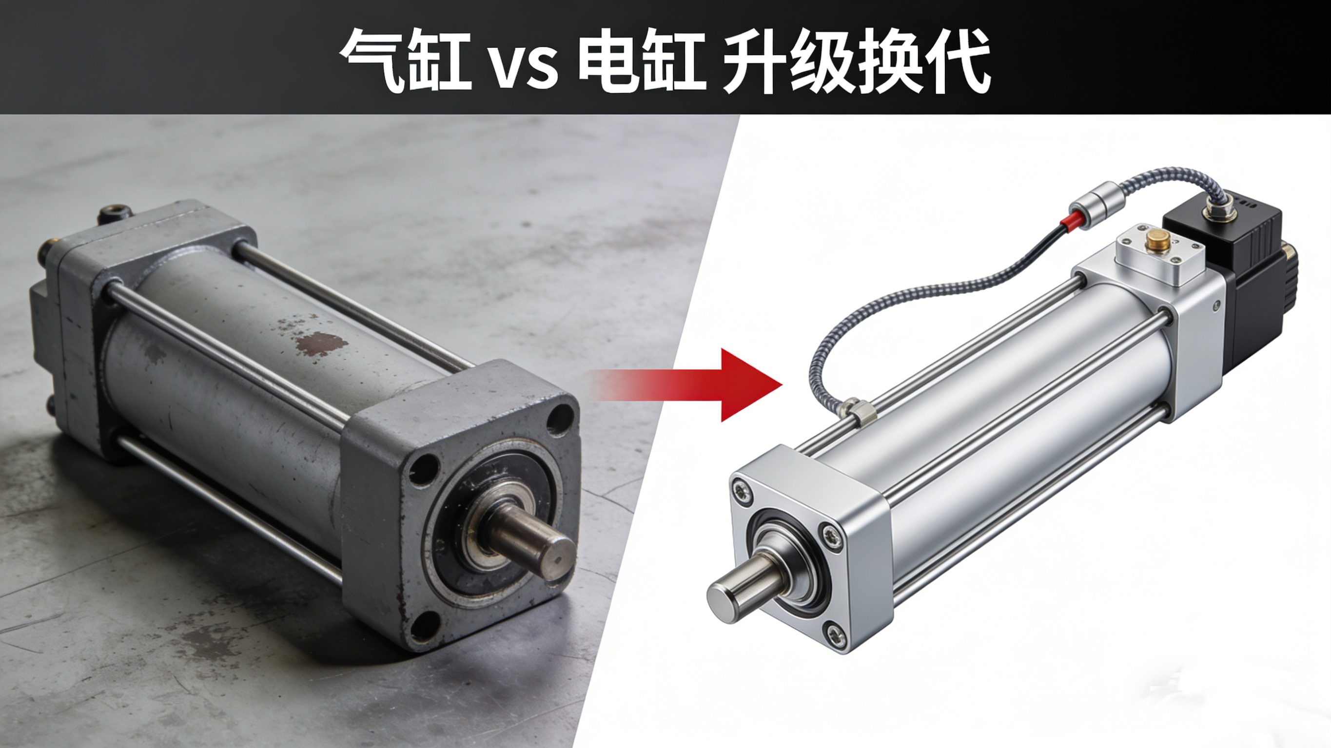 为什么越来越多工厂把气缸换成电缸？看完就懂！