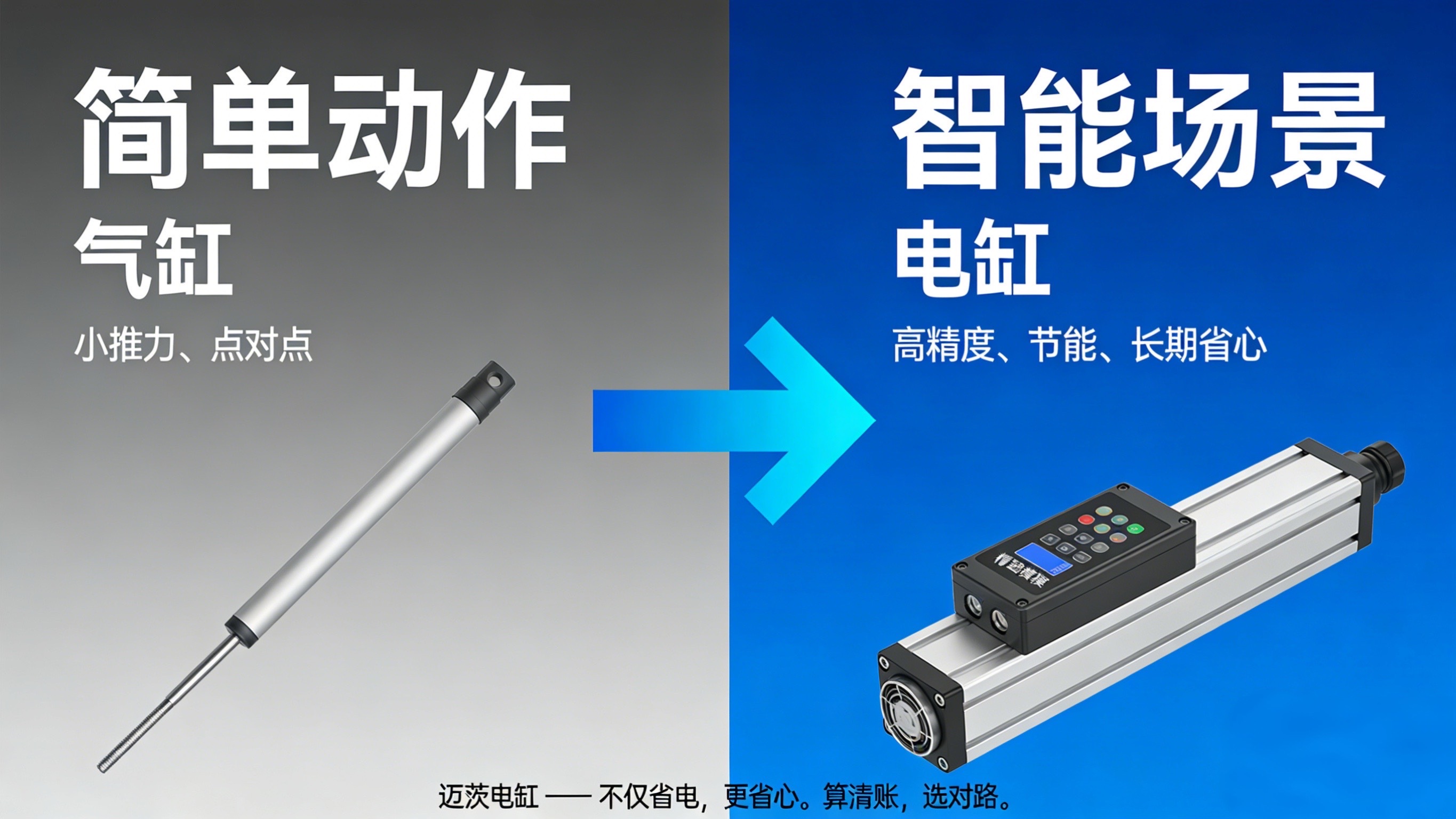 别再只看单价！气缸 vs 电缸，真实成本差几倍