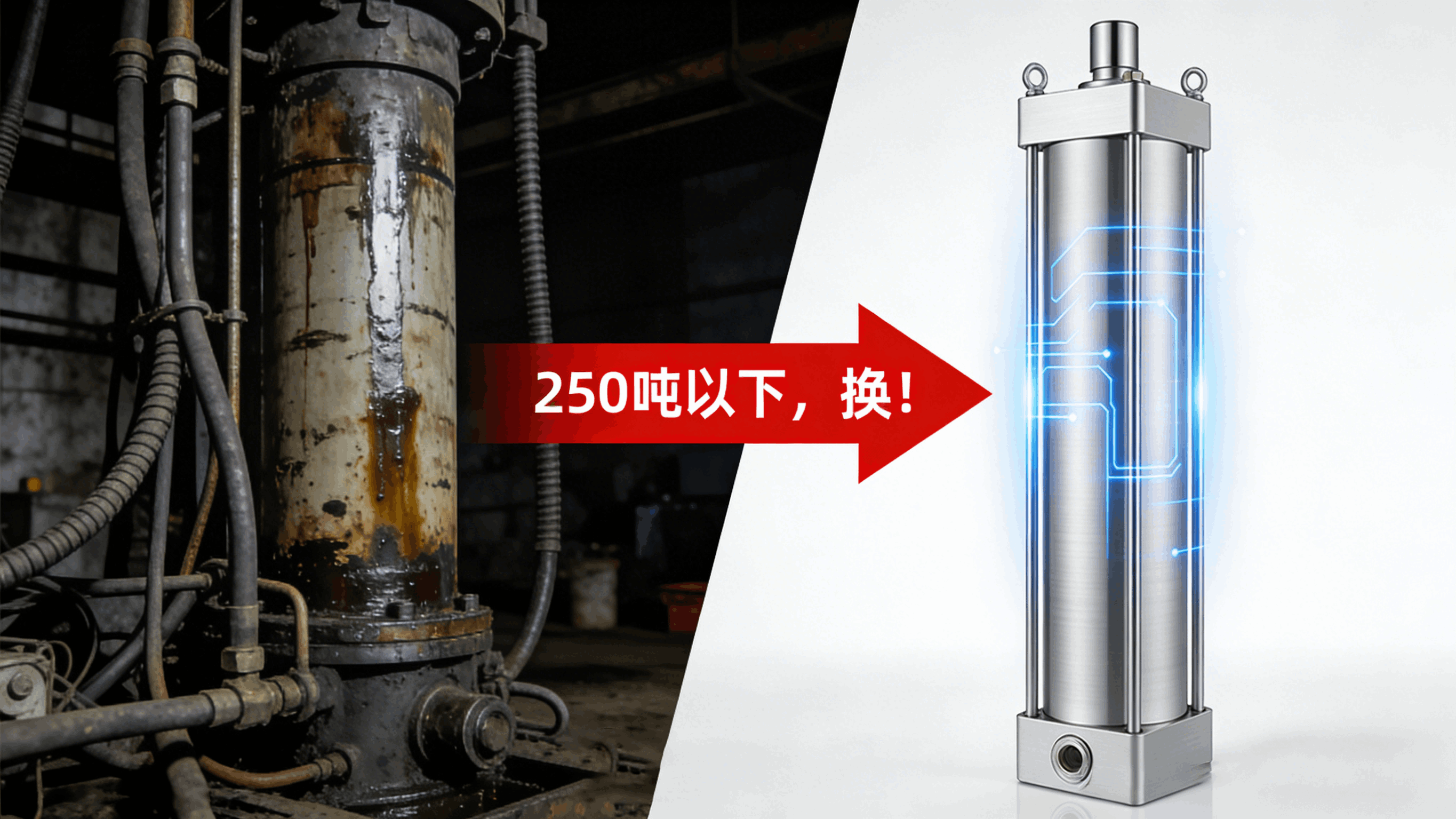 250吨以下工况｜油缸换电缸，迈茨一站式定制化方案一步到位