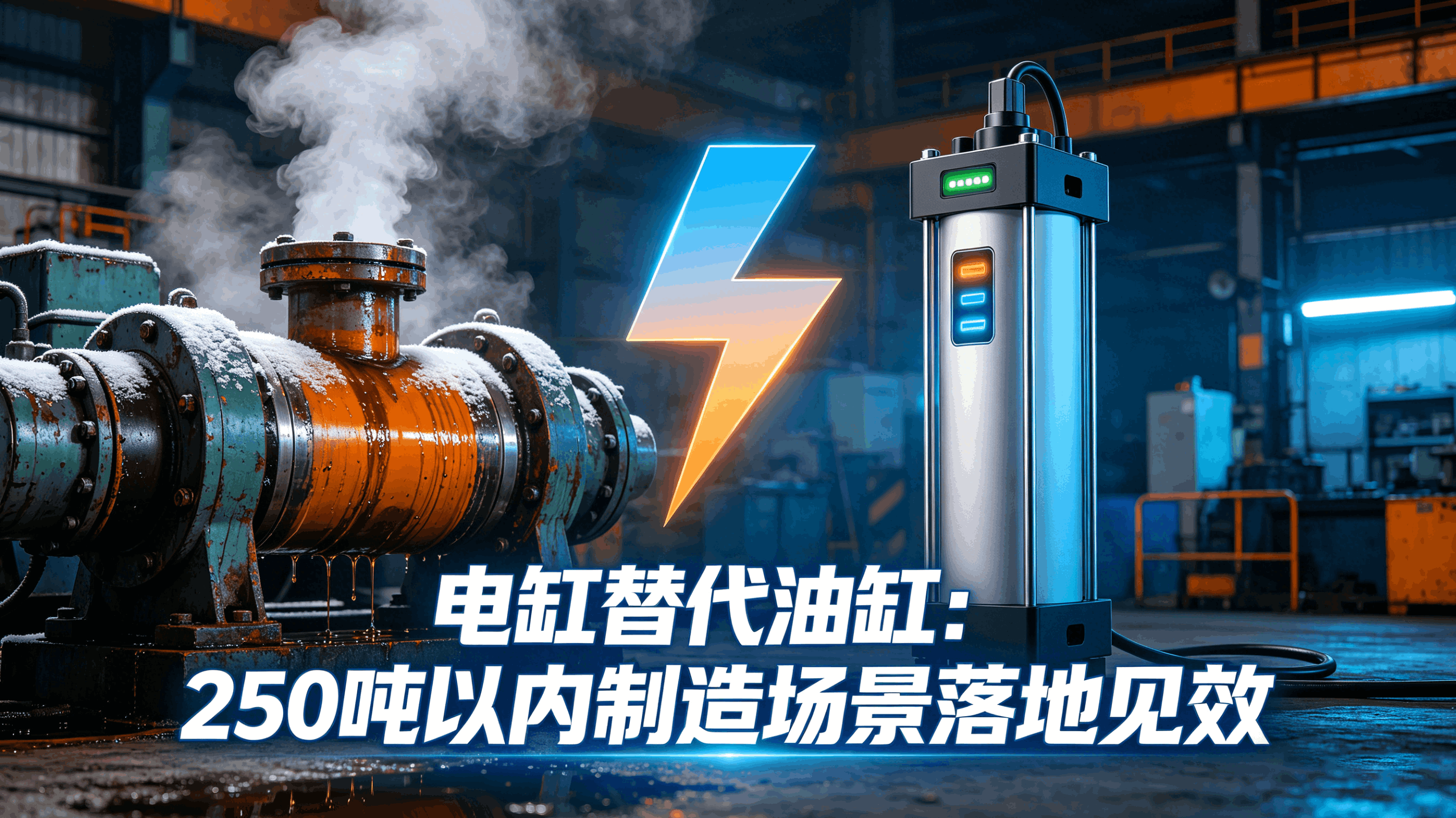 电缸 vs 油缸怎么选不踩坑？这四种应用场景必选电缸！