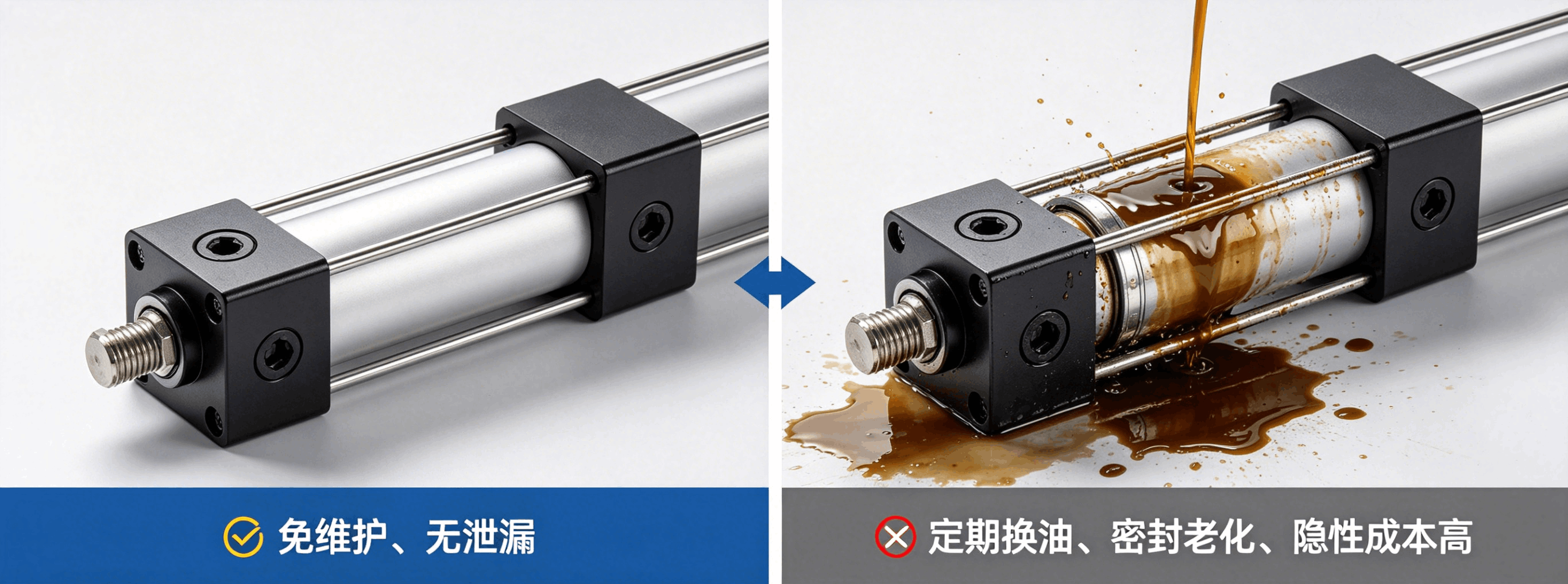 深度解析下：定位不准、压力不稳、维护太贵？看完这篇，电缸油缸再也不选错！