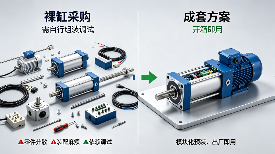 不懂 PLC、伺服控制？零基础设备厂也能轻松落地伺服电缸产线！