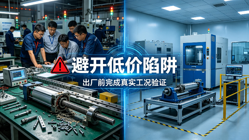 低价电缸一上线就故障？迈茨工业标配实测实验室，出厂零试错！