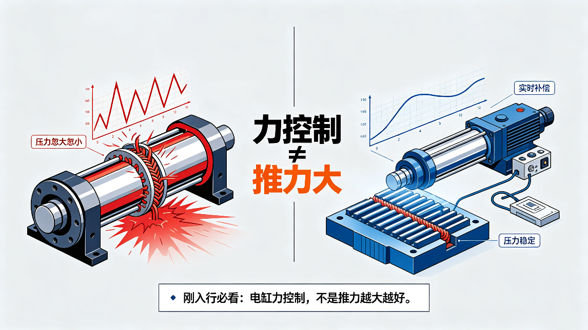 刚入行必看！什么是电缸力控制