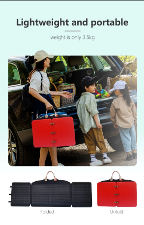 Portable Solar folding Bag 9e3f587b01e07edfe690495cdc8c5380