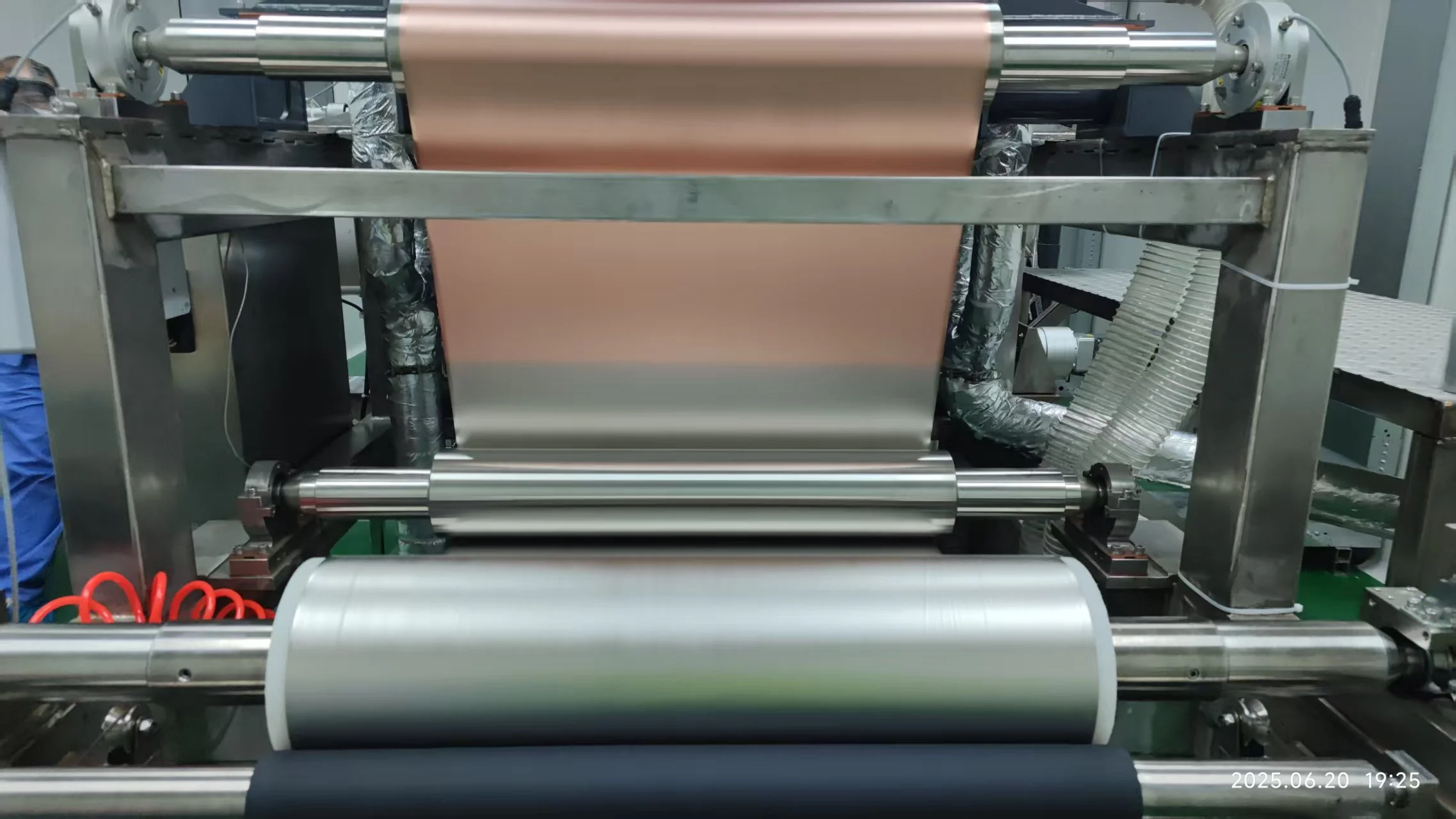 Alloy copper foil production line