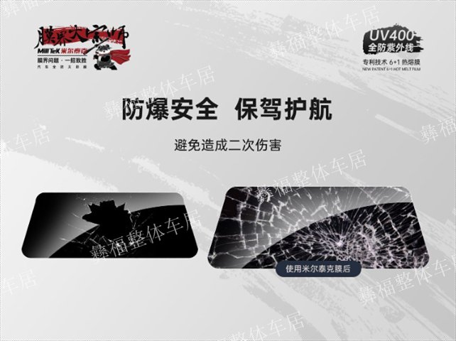 湖北原厂级米尔泰克汽车窗膜