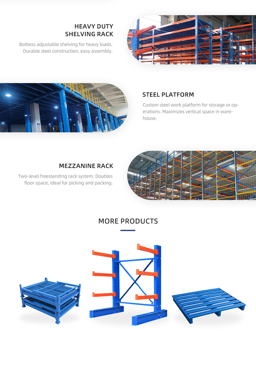 Heavy Duty Wire Mesh Decking for Rack Storage Systems