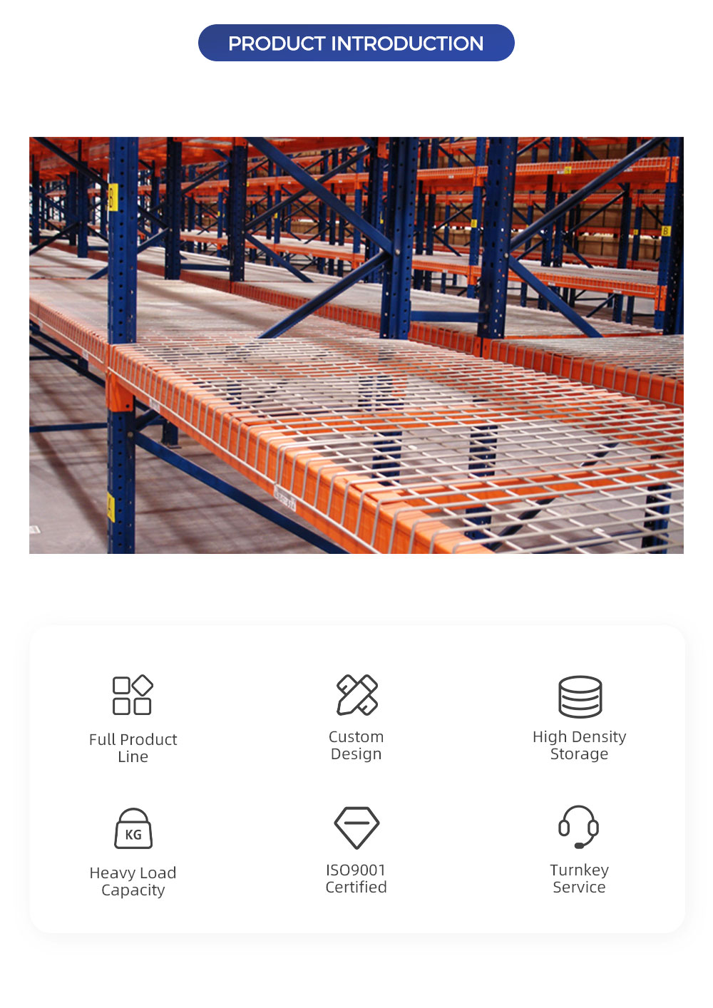 Wire Mesh Decking for Pallet Racks | Durable Storage Solution | TB
