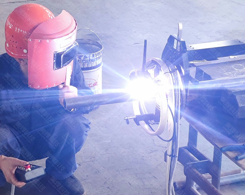 管件自动焊机应用于浙江省换热器行业项目