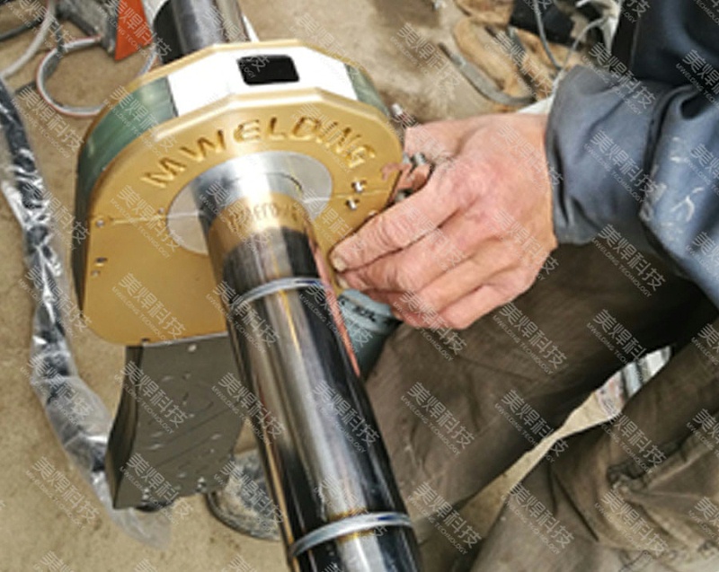 封闭式管管焊机 管道自动焊接机 应用于甘肃生物发酵行业项目