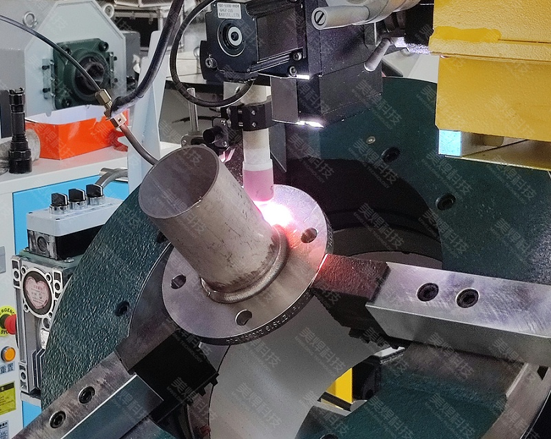 MWG系列开放式管道自动焊机应用于陕西石油化工行业项目