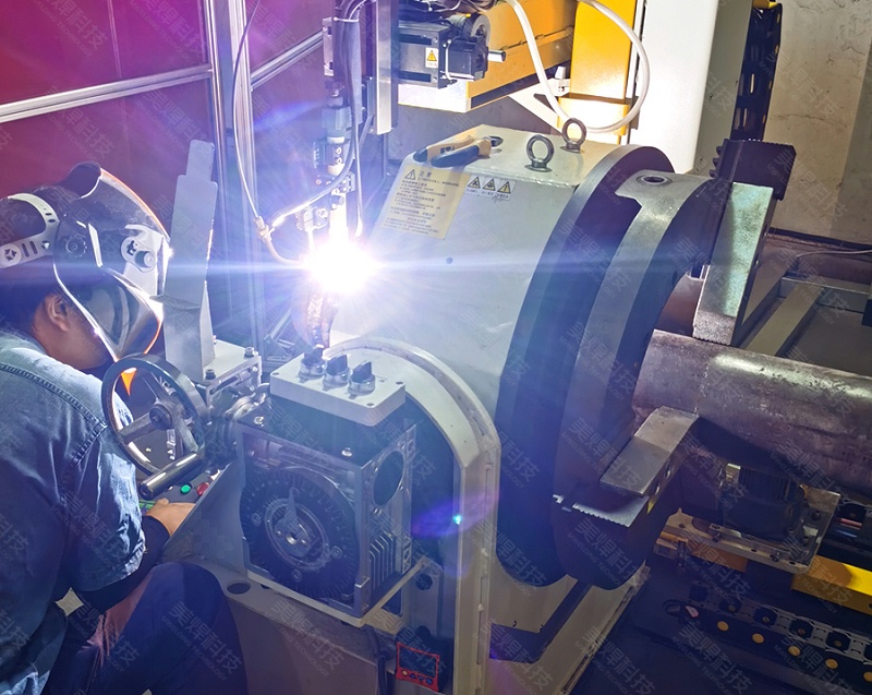 2138cc太阳集团官网入口MWHF系列环缝焊机系列自应用于陕西石油化工行业项目