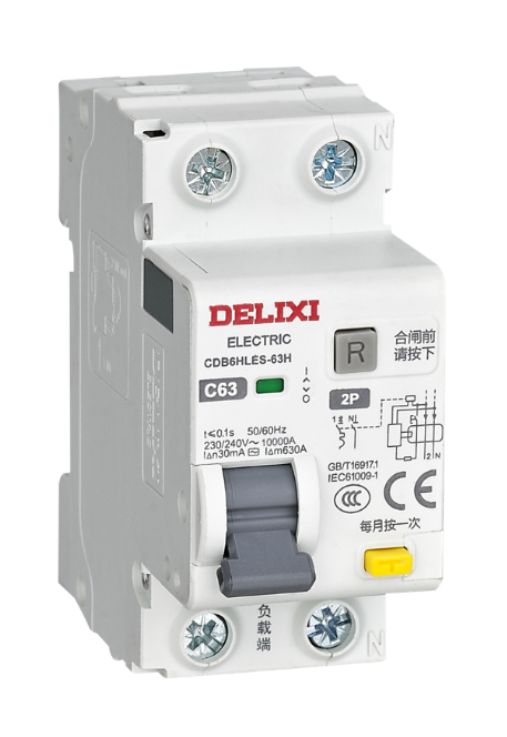 CDB6HLES-63H小型漏電保護(hù)斷路器