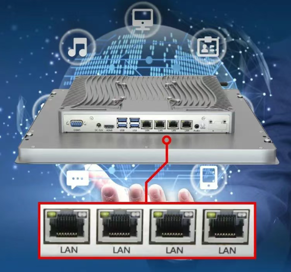 威嵌沃新品｜TPRO 四網口工控一體機：布線簡化,一步到位