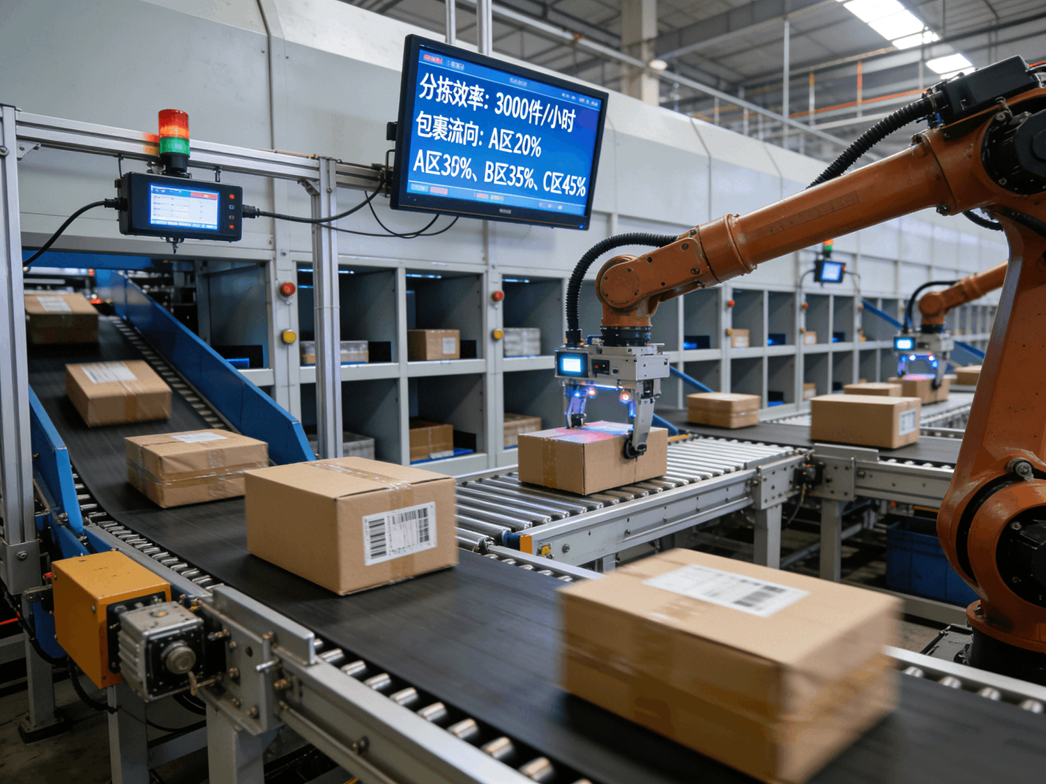 工業(yè)一體機(jī)賦能智慧物流：自動化分揀線的"強(qiáng)大腦"如何實(shí)現(xiàn)效率躍升