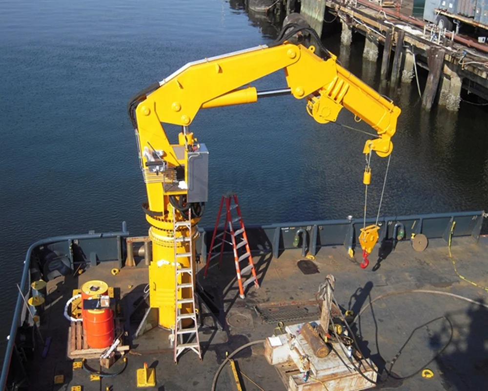 How to prevent the objects on the ship crane from falling?