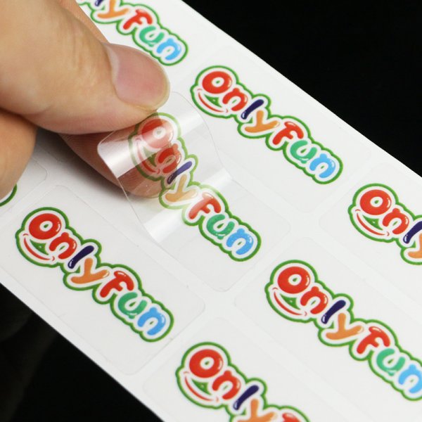 圓形封口貼不干膠 燙金透明PVC不干膠標簽貼 外賣包裝logo商標貼