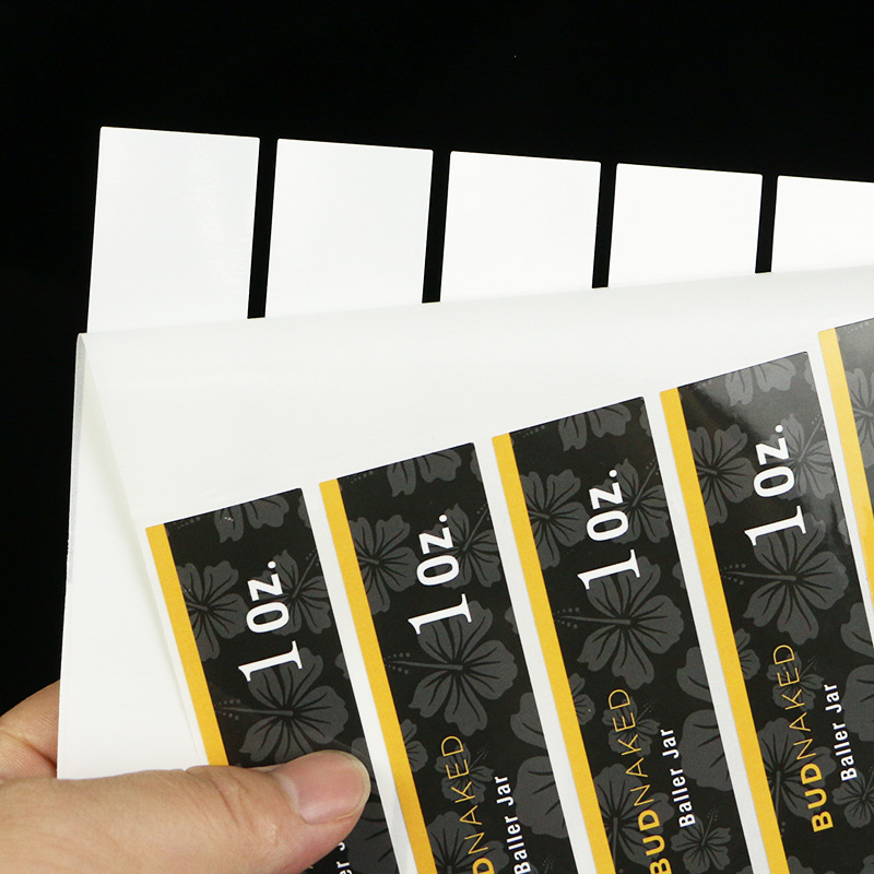 廠家定制銅版紙不干膠標簽 數碼印刷生鮮產品食品燙金不干膠瓶貼