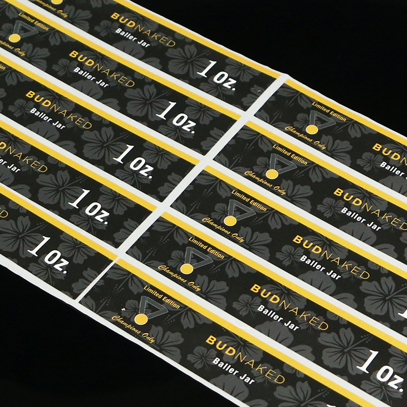 廠家定制銅版紙不干膠標簽 數碼印刷生鮮產品食品燙金不干膠瓶貼