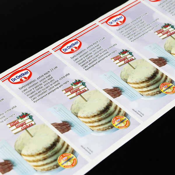 定制銅版紙不干膠 食品包裝不干膠貼紙pvc蔬菜水果彩色塑料封口貼