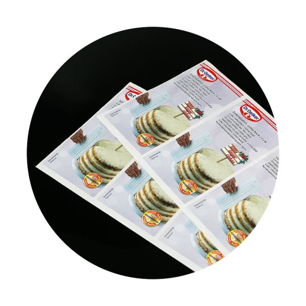 定制銅版紙不干膠 食品包裝不干膠貼紙pvc蔬菜水果彩色塑料封口貼