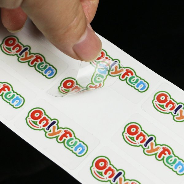 圓形封口貼不干膠 燙金透明PVC不干膠標簽貼 外賣包裝logo商標貼