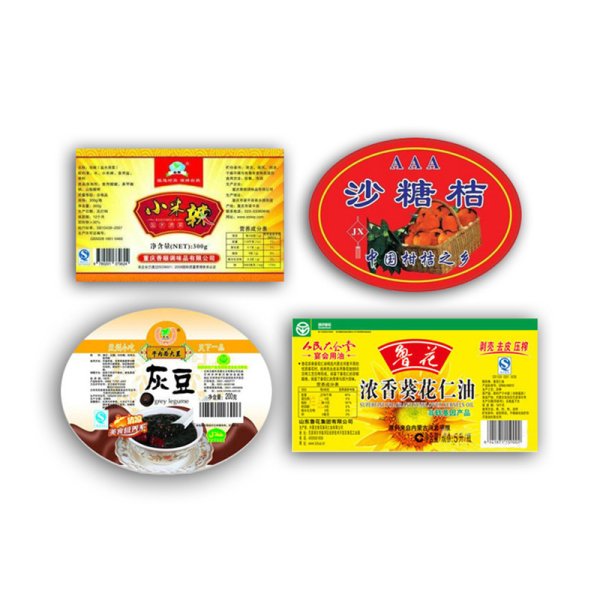 深圳定制彩色不干膠標簽 透明PVC標簽 卷筒食品標簽卡通貼紙