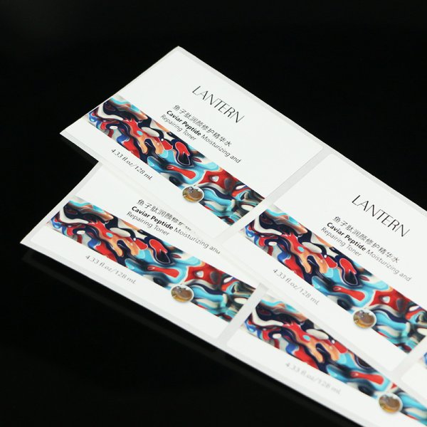 銅版紙不干膠標簽定制 小廣告商標彩色logo貼紙印刷PVC不干膠貼紙