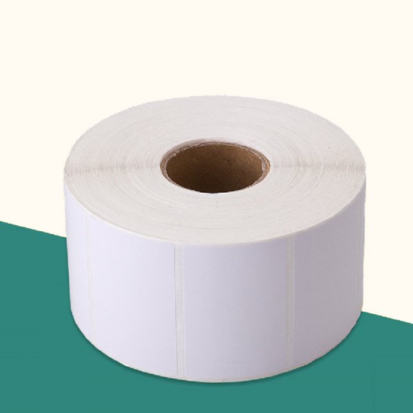 卷筒打印標簽銅版紙打印不干膠標簽 二維碼打印標簽紙珠寶標簽紙