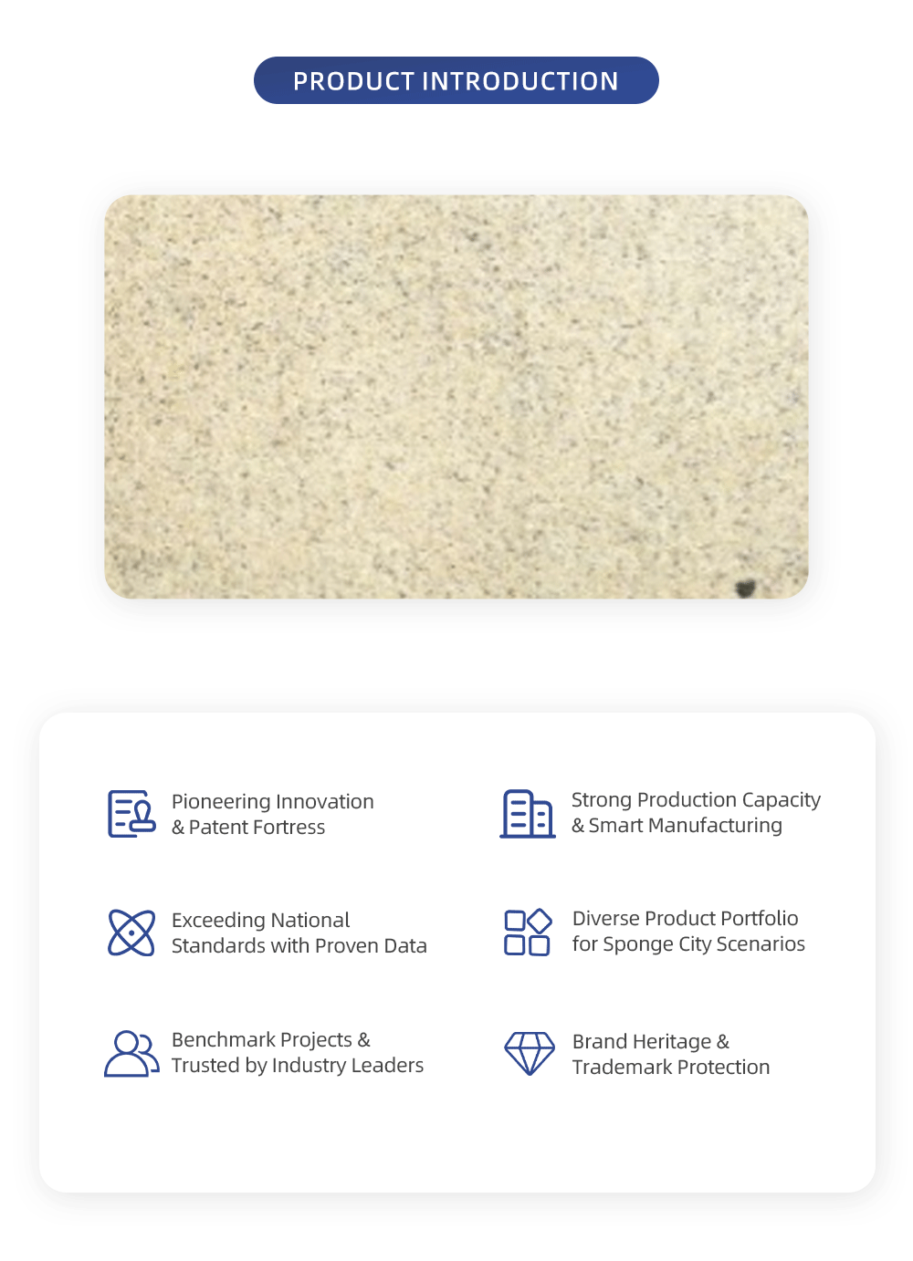 Golden Yellow Granite Permeable Paver - C30, China