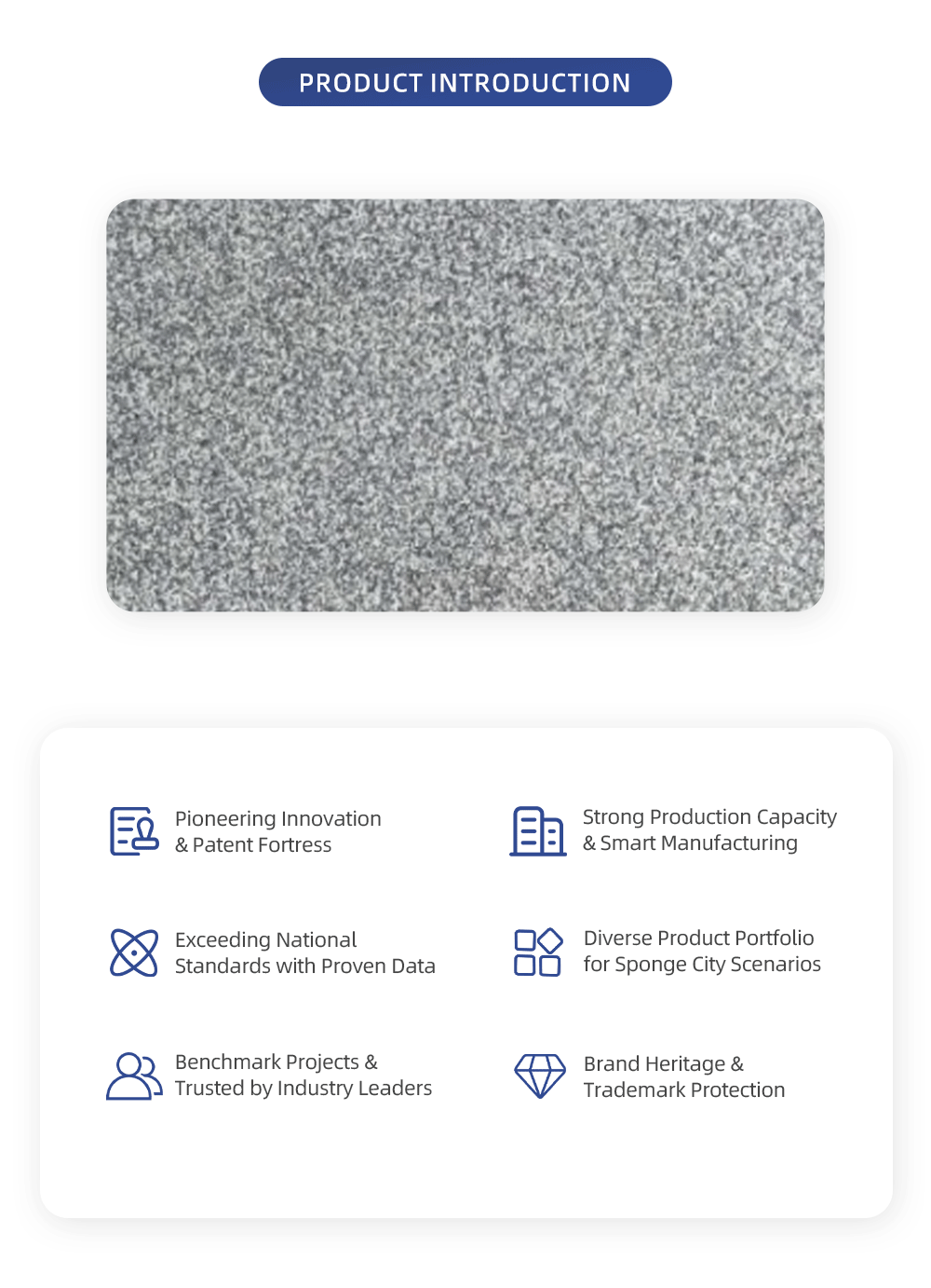 Sesame Grey Granite Permeable Paver - C30, Low Cost