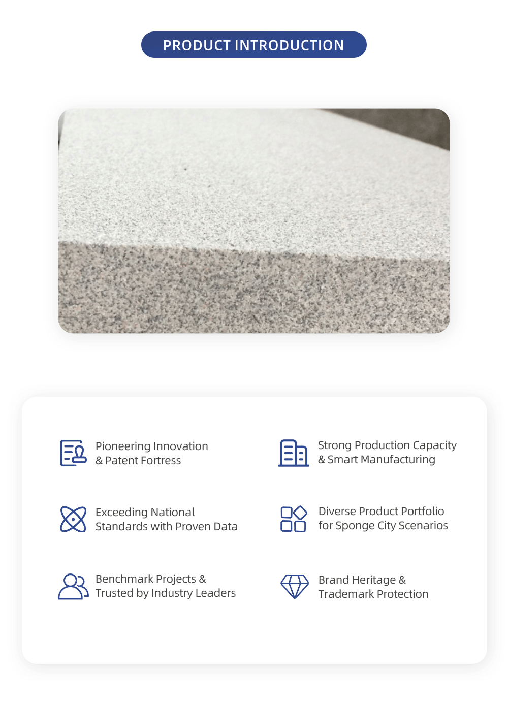 Granite Permeable Pavers - High Permeability, Photocatalytic