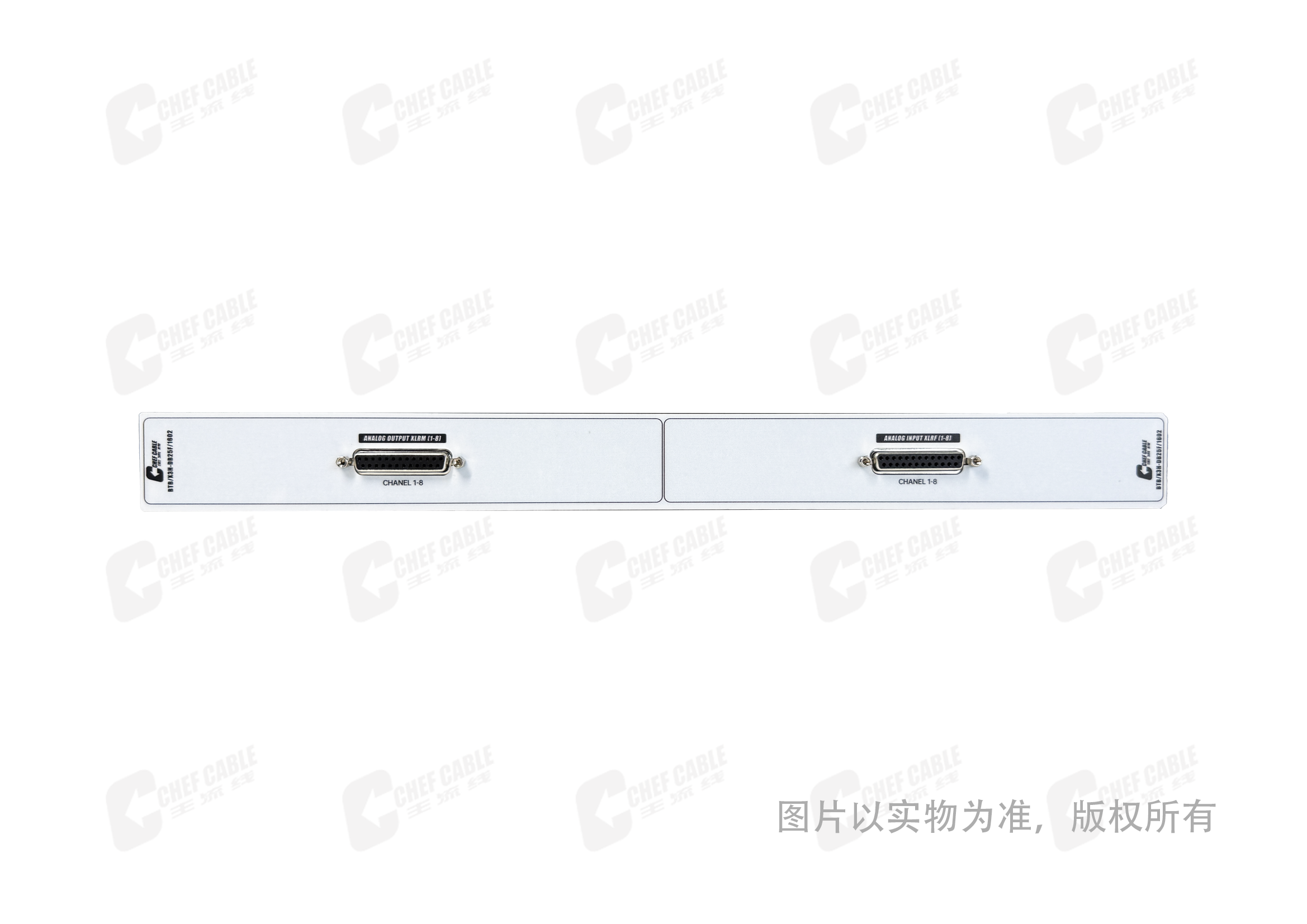 T3404 XLR转DB25转换器