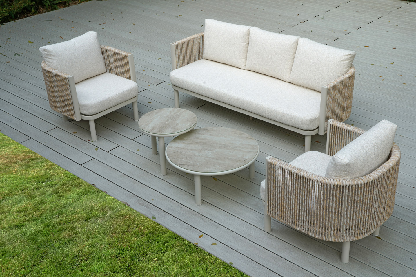 outdoor rope sofa set