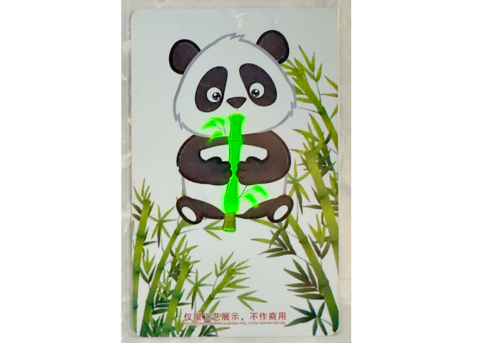 北京超薄便携发光卡供应商,发光卡外观