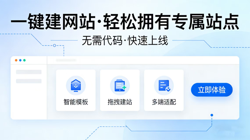 鲤城区电商一键建站工具,一键建站