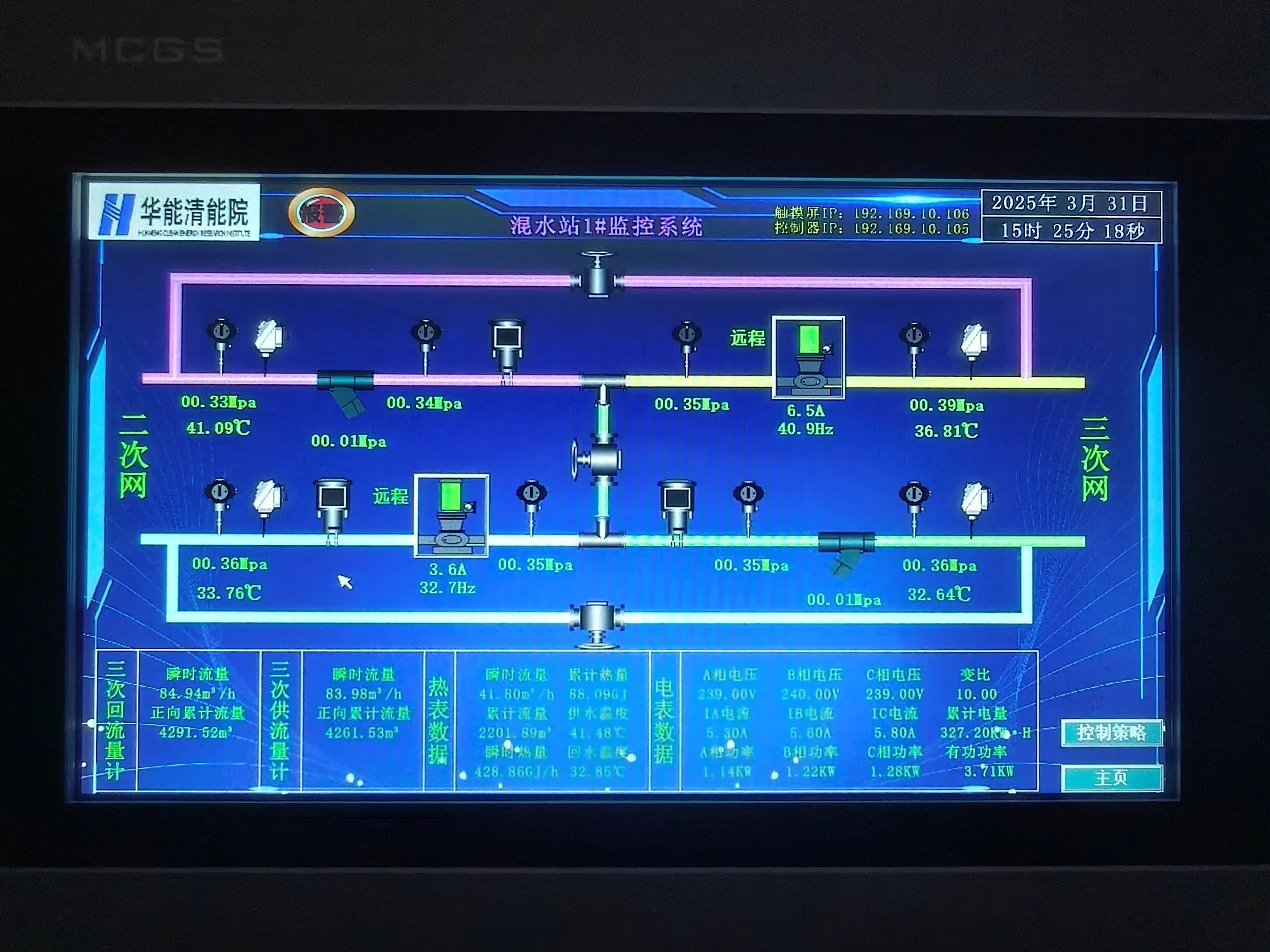 科唯信CE500控制器在滿洲里電廠換熱站混水機組的應用