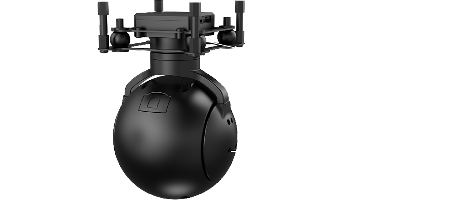 3-axis Gimbal Camera (Pan/Tilt)