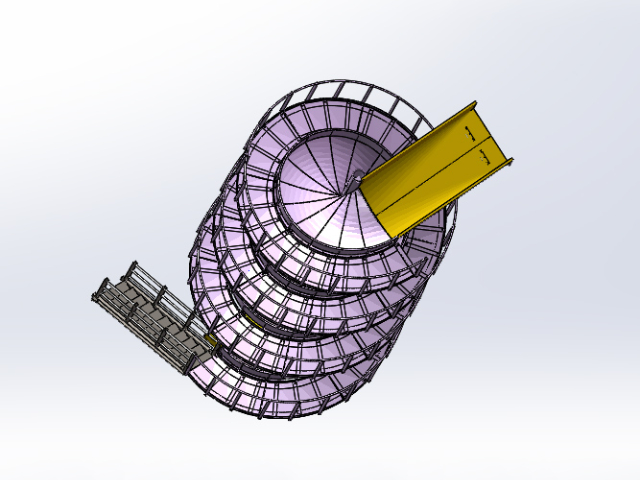 广东仓储业螺旋滑槽报价 广东省佳德自动化设备供应