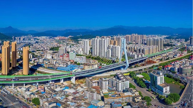 福建龍巖大道高架橋工程