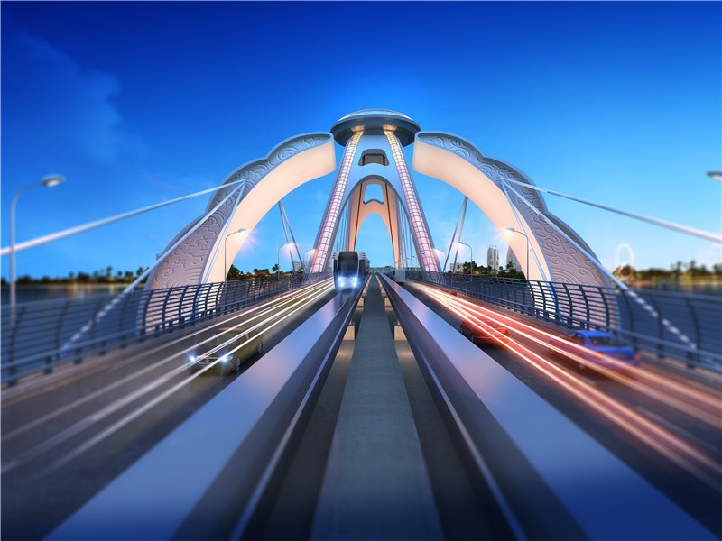 海口東海岸如意島項目跨海大橋景觀方案