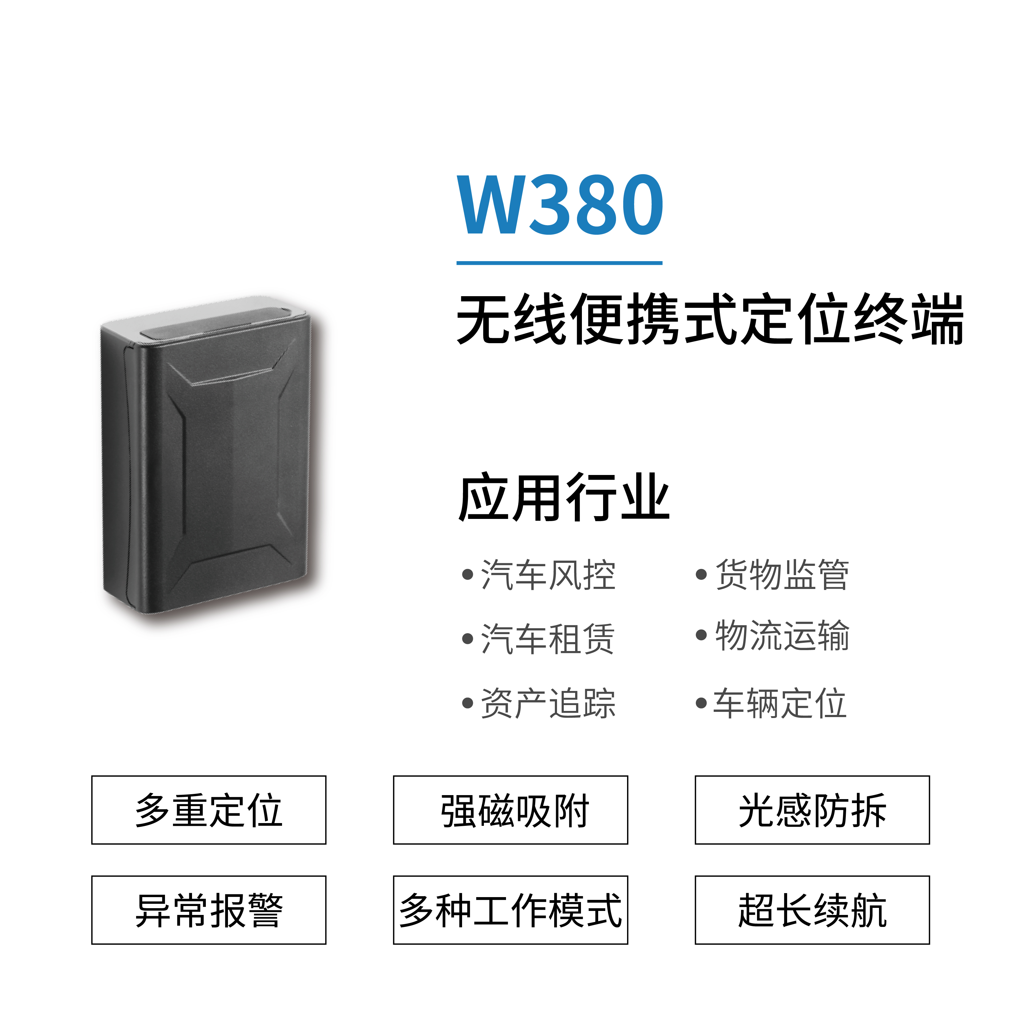 物和星斗智能定位終端W380