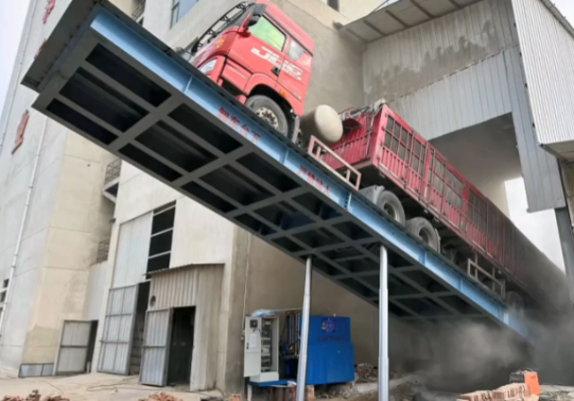 慶陽液壓卸車機安裝