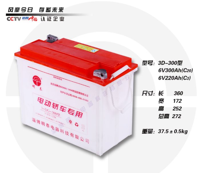 Lead acid forklift batteries 3D-300
