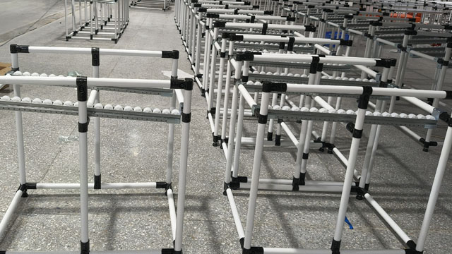 江苏复合管流利架厂家供应,流利架