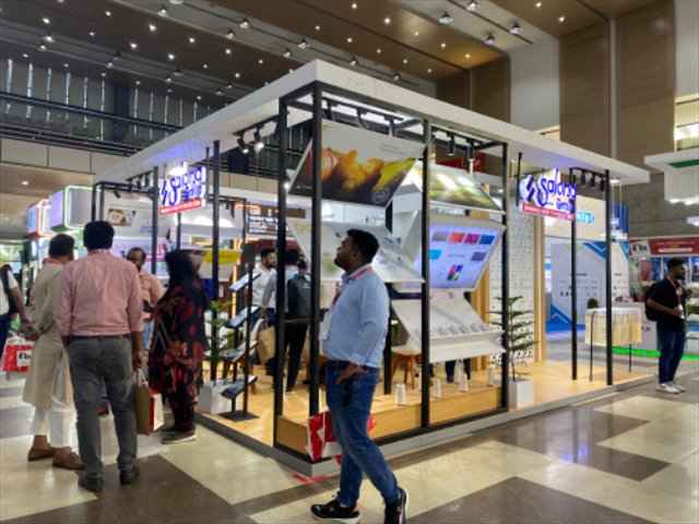 紡織企業孟加拉國際面輔料紗線展展位搭建