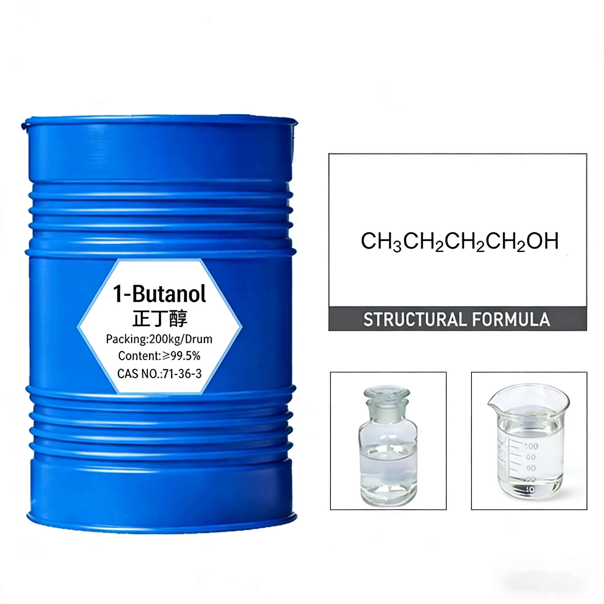 1-Butanol for industrial or pharmaceutical use, as a solvent for paints ...