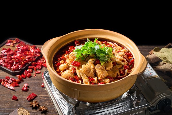 肥腸雞煲（香辣）